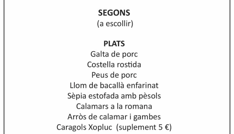 Menú
